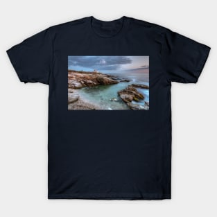 Beavertail Lighthouse at Sunset, Rhode Island T-Shirt